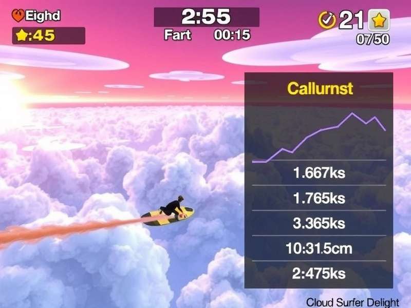 Cloud Surfer Delight Gameplay